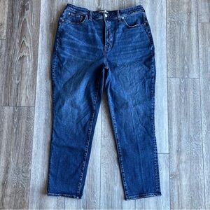 Madewell Jeans Size 32 Perfect Vintage Curvy Straight High Rise Denim Womens